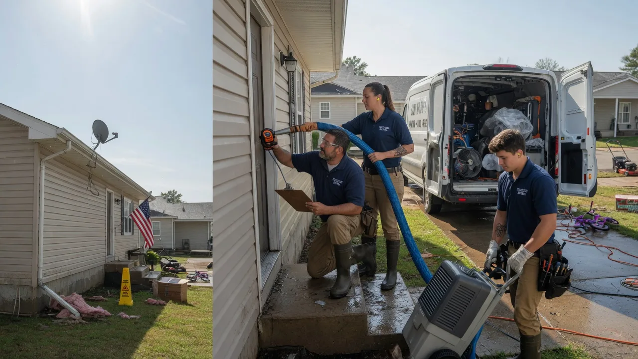 Ceiling Water Damage Restoration in Thurman, OH near me